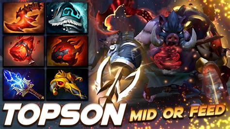 Topson Pudge Mid Or Feed Dota Pro Gameplay Watch Learn Youtube