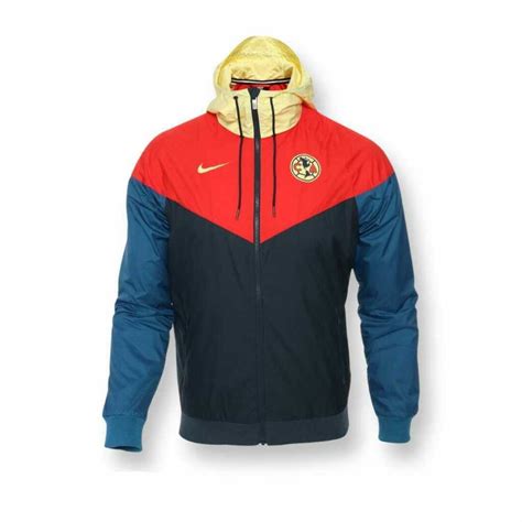 Chamarra Nike Rompevientos Club America Hombre Original