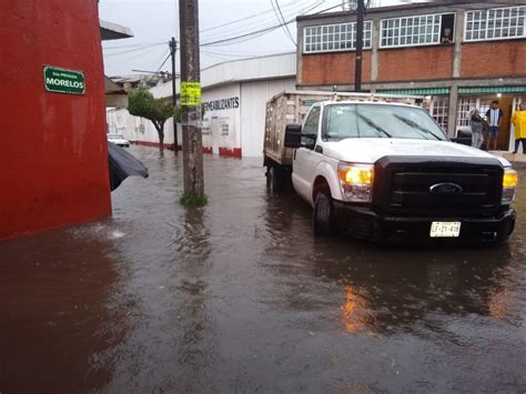 Desalojaron Agua Y Desazolvan Zonas De Riesgo En Tlalne En Lluvia De