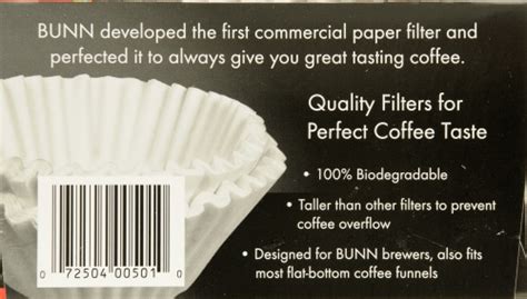 Bunn Coffee Tea Filters White Ct King Soopers