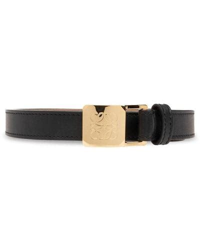 Black Loewe Belts For Women Lyst Uk