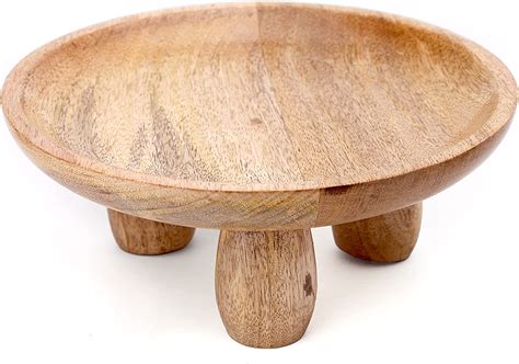 Indian Mango Wooden Footed Bowl For Decor And Fruits On Cheap Price