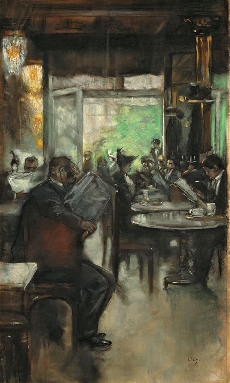 Jon on Twitter Lesser Ury 1861 1931 In the Café Café Bauer 1913