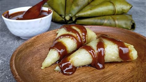 How To Cook Suman Malagkit Suman With Latik Sauce Filipino Kakanin