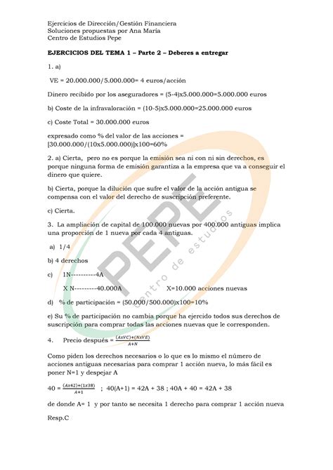 Soluciones Tema 1 Parte 2 Deberes A Entregar Ejercicios De