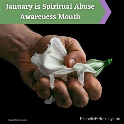 January is Spiritual Abuse Awareness Month - Michelle F. Moseley Counseling