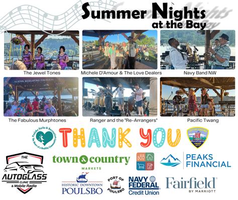 Parks Recreation Summer Nights At The Bay City Of Poulsbo