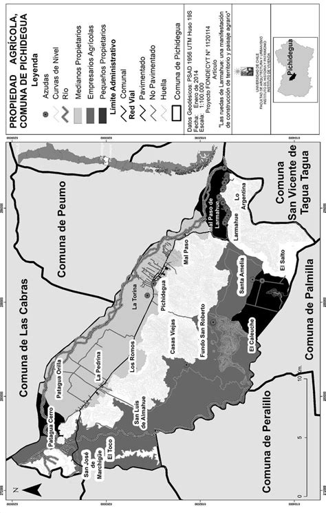 Mapa De Propiedad Agrícola De La Comuna De Pichidegua Y Su Vinculación