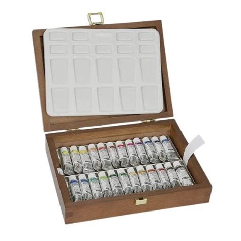 Schmincke Horadam Aquarell Watercolour Wooden Box Set Of X Ml