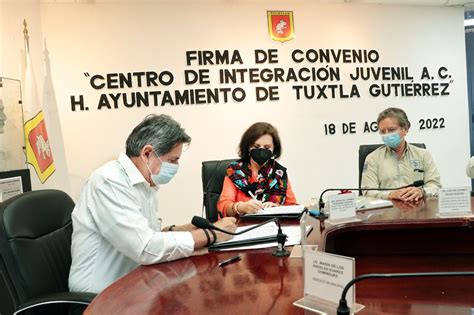 Firman Convenio Para Prevenir Adicciones En J Venes Tuxtlecos