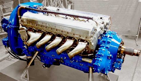 The Rolls Royce V12 R Merlin Engine