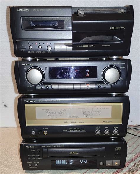 Wie A Technics Se Ca Wzmacniacz Tuner Cd Deck Segmenty