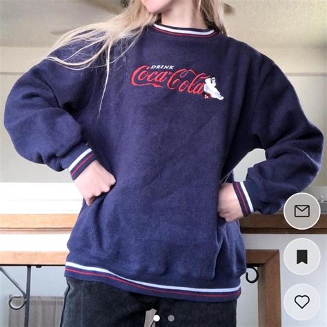 Coca Cola Women S Sweatshirt Depop