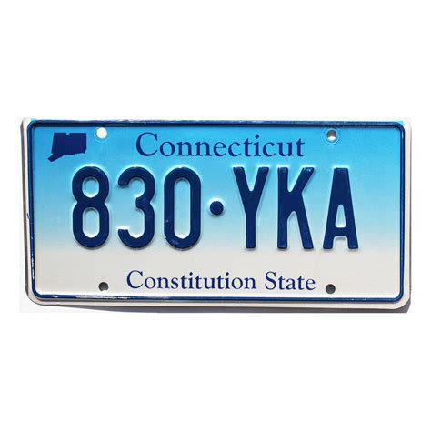 2009 Connecticut #830-YKA | Collectible CT License Plates