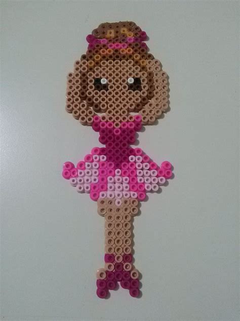 Perler Bead Ballerina By Madsuzz On Deviantart Perler Bead Art Diy Perler Bead Crafts Hama