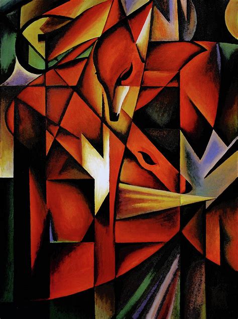 Foxes Franz Marc