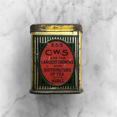 Vintage Cws Tea Sample Tin Uk Uk