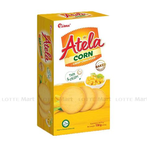 Bánh Atela Cracker Bắp Giòn Hộp 150g