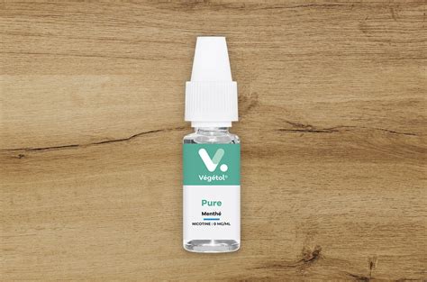 E liquide végétal naturel sans PG Végétol Pure Menthé