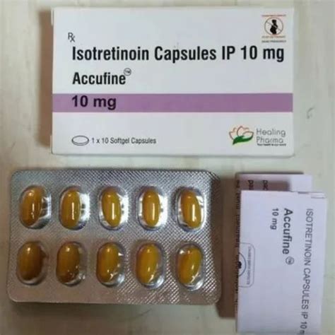 Accufine Finished Product Isotretinoin Mg Soft Gel Capsules