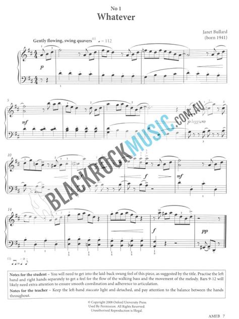 Ameb Piano For Leisure Grade 2 Series 4 Blackrock Music