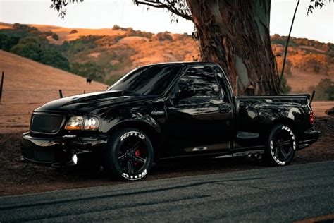 Fully Built Black Ford F150 SVT Lightning With Subtle Exterior Mods ...