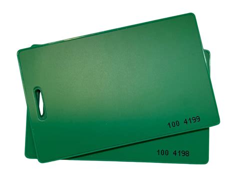 Rfid Proximity Cards Bit Wiegand H Keyless Khz Green