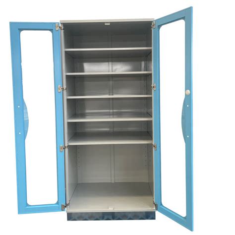 Clinic Office Metal Storage Cupboard Glass Door Documents File Cabinet