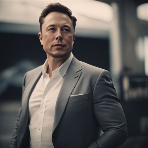 Premium AI Image | Elon Musk picture CEO of SpaceX Tesla Twitter