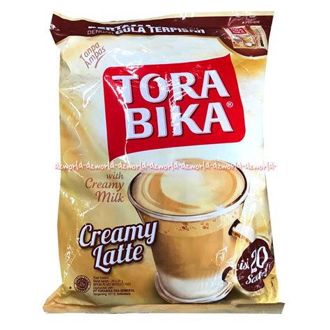 Torabika Creamy Latte Isi 20 Sachet Kopi Bubuk Instan Tora Bika Creamy