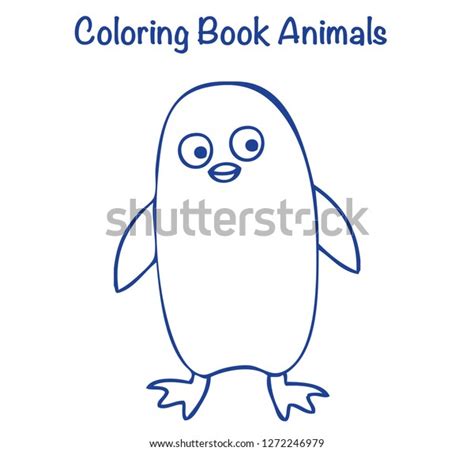 Coloring Book Animals Stock Vector (Royalty Free) 1272246979 | Shutterstock