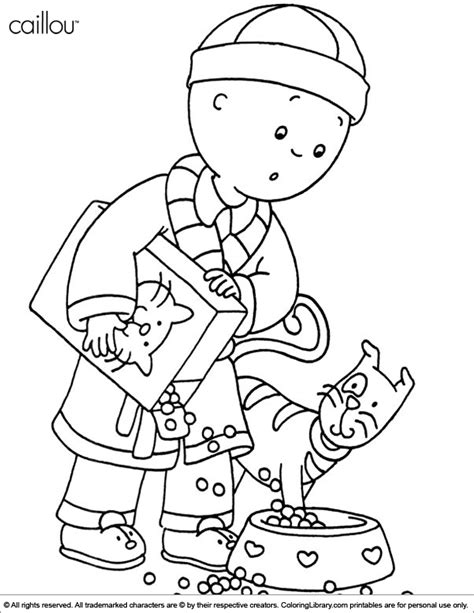 Coloriage Caillou - OHBQ.info