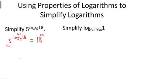 Simplifying Logarithms Example Video Calculus Ck Foundation