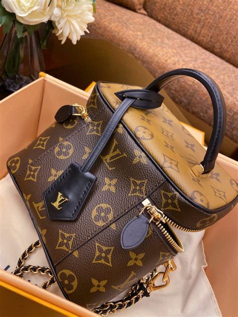 Louis Vuitton M45165 Vanity Pm Monogram And Monogram Reverse Coated Canvas Nicemary