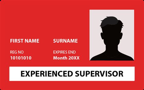 cscs red experienced supervisor card