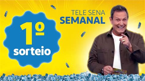 SORTEIO da TELE SENA SEMANAL AMARELA EDIÇÃO 01 26 05 2024 YouTube