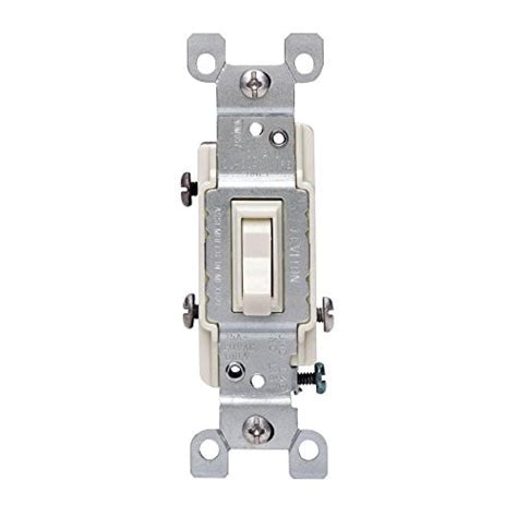 Leviton 1453 2t 15 Amp 120 Volt Toggle Framed 3 Way Ac Quiet Switch Residential Grade