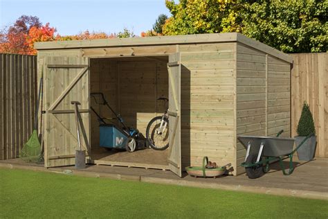 Empire 5000 Pent Garden Shed 14x8 Fast Delivery Buy Now