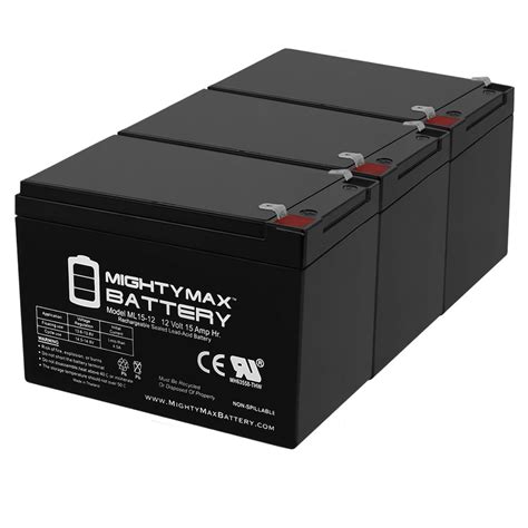 Mighty Max Battery 12v 15ah F2 Replacement Battery For Razor Mx500 3 Pack The Home Depot Canada