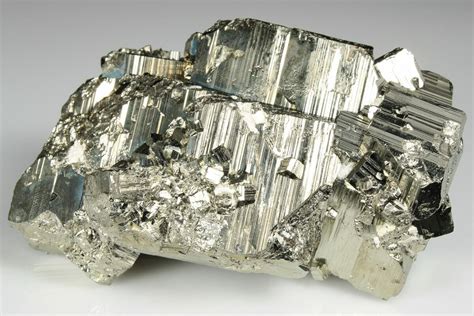 3.8" Shiny, Cubic Pyrite Crystal Cluster - Peru (#190966) For Sale ...