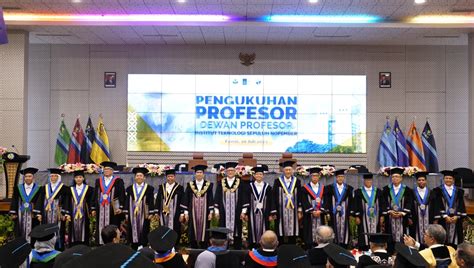 Genapi Profesor Its Kembali Kukuhkan Lima Guru Besar Baru Its News