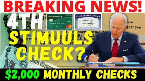 Overnight Update Th Round Of Stimulus Checks Are Back On The Table