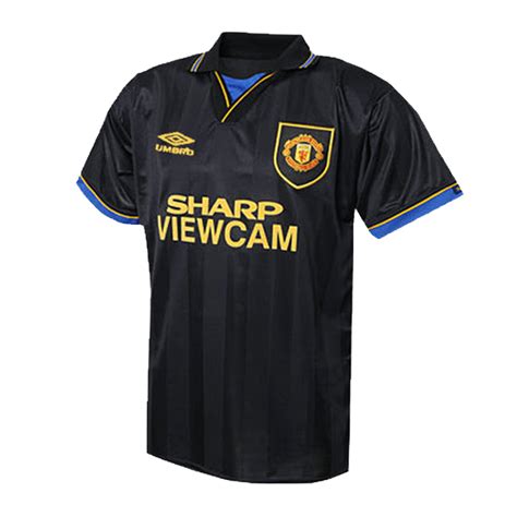 Camiseta Retro 1994 95 Manchester United Segunda Equipación Visitante