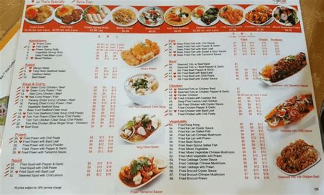 Thai Tai Menu Singapore Latest Prices