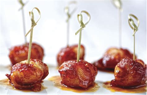 bacon wrapped water chestnuts - MI Coop Kitchen