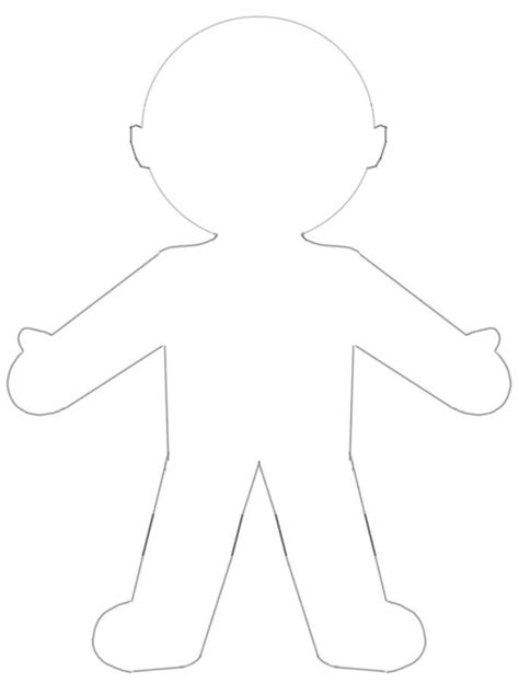 Blank Paper Doll Template Dev Onallcylinders