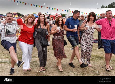 Audience at the Brentwood Festival 2015 Stock Photo - Alamy