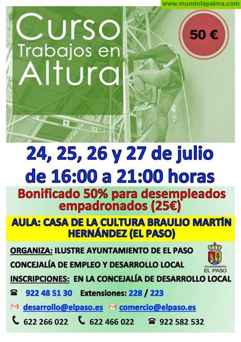 Curso De Trabajos En Altura En El Paso