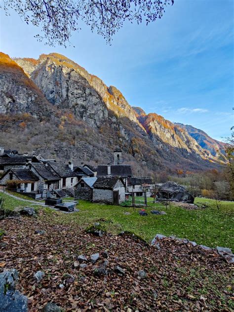 The Charming Village Of Foroglio Switzerland Together In Switzerland