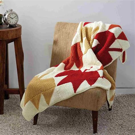 Free Crochet Pattern Autumn Leaves Afghan I Love Yarn Forever